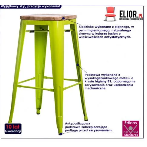 Fotografia Hoker Maye 3X - zielony jesion z kategorii Hokery