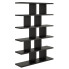 Czarny minimalistyczny regał wiszący lub stojący - Berx