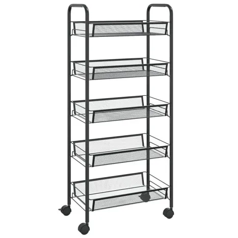 Czarny organizer kuchenny Izeris