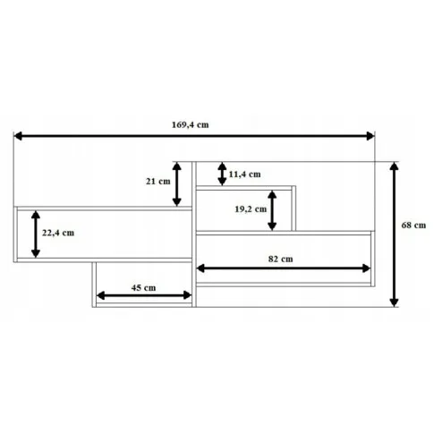 Wymiary półki ściennej Orsa