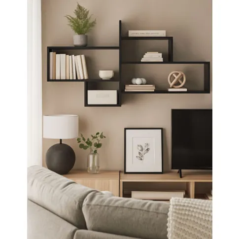 Wizualizacja nowoczesnej półki Okri