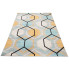 Szaro-turkusowy dywan geometryczny - Caso 3X