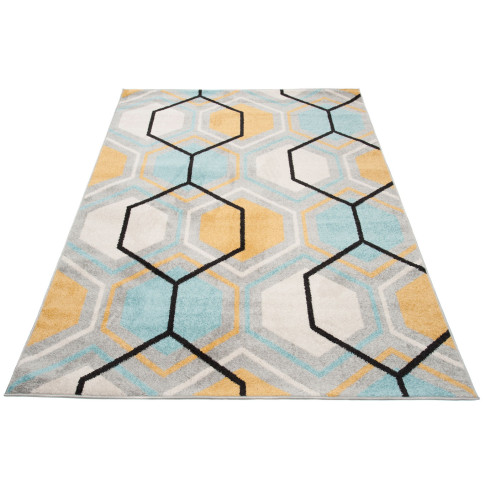 prostokątny geometryczny dywan młodzieżowy caso 3x