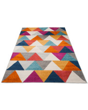 Kolorowy nowoczesny dywan w trójkąty - Caso 6X w sklepie Edinos.pl
