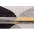 prostokątny dywan nowoczesny geometryczny szaro żółty Caso 6X