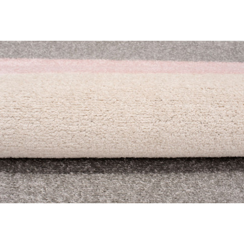 biało szary dywan pokojowy prostokątny pasy Caso 8X