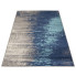 Ciemnoniebieski dywan w nowoczesny wzór - Ecavo 5X