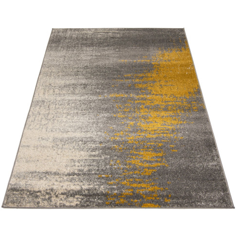 ciemno złoto szary dywan nowoczesny minimalistyczny Ecavo 5X