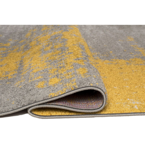 melanżowy dywan nowoczesny szaro żółty Ecavo 5X
