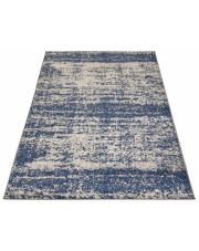 Ciemnoniebieski dywan nowoczesny do salonu - Ecavo 4X w sklepie Edinos.pl