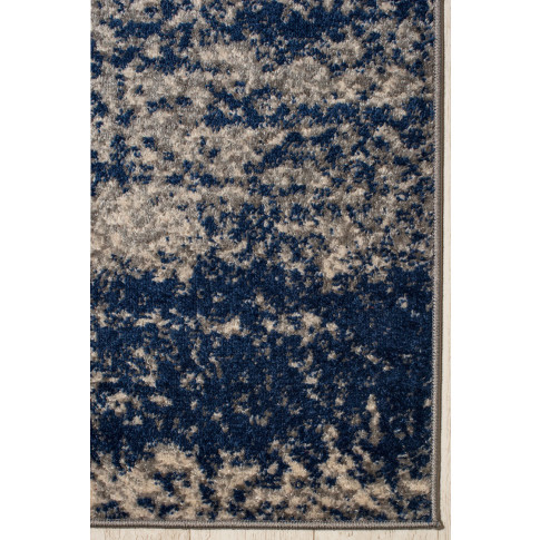 prostokątny dywan ciemnogranatowy melanż do salonu Ecavo 4X