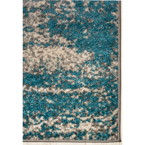 melanżowy dywan ciemny turkusowy prostokątny Ecavo 4X