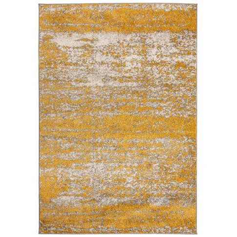 ciemnożółty melanżowy dywan do salonu Ecavo 4X