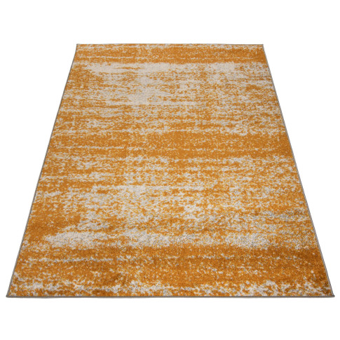 pomarańczowy dywan pokojowy minimalistyczny Ecavo 4X