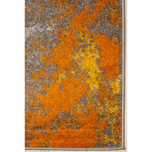 pomarańczowy dywan młodzieżowy nowoczesny Ecavo 3X