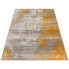 Szaro-pomarańczowy dywan przecierany do salonu - Ecavo 3X