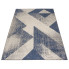 ciemno niebieski geometryczny dywan młodzieżowy Kavo 6X