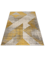 Szaro-żółty prostokątny dywan nowoczesny - Kavo 6X w sklepie Edinos.pl