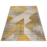 Szaro-żółty prostokątny dywan nowoczesny - Kavo 6X