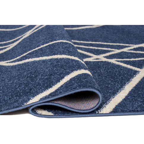 ciemnoniebieski dywan nowoczesny do salonu Kavo 5X