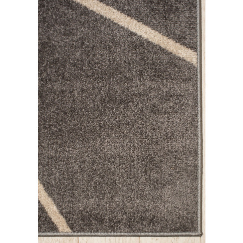 prostokątny dywan ciemny szary nowoczesny młodzieżowy Kavo 5X