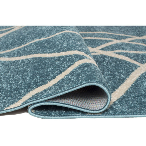 ciemnoturkusowy dywan prostokątny Kavo 5X