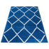 Niebieski dywan do pokoju dziecięcego - Kavo 4X