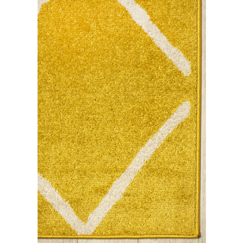 żółty dywan skandynawski nowoczesny Kavo 4X