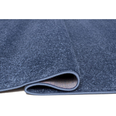ciemnoniebieski dywan pokojowy gładki Kavo 3X
