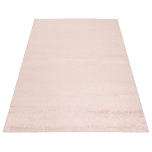 różowy jednokolorowy dywan do pokoju dziewczynki salonu Kavo 3X