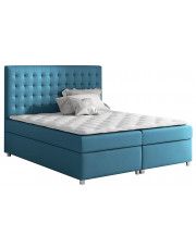 Duże łóżko z pojemnikami na pościel Rexer 160x200 - 44 kolory w sklepie Edinos.pl