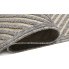 szary dywan sznurkowy nowoczesny dwupoziomowy Voso 6X