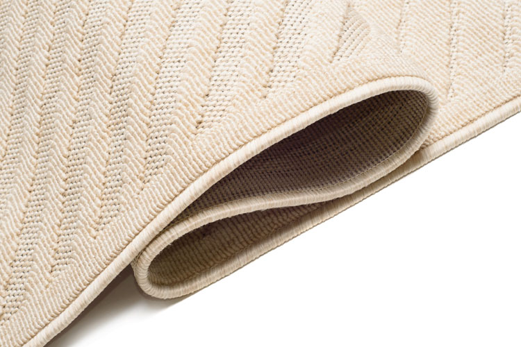 Kremowy dywan sznurkowy z efektem 3D Cewi 6X