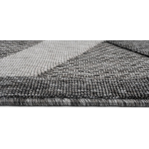 ciemnoszary dywan prostokątny sznurkowy zewnęrzny Voso 7X