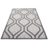 Jasnoszary dywan nowoczesny dwupoziomowy - Voso 3X