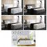 Szczegółowe zdjęcie nr 5 produktu Kontynentalne łóżko małżeńskie Nadar 180x200 - 44 kolory