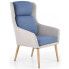 Zdjęcie produktu Fotel wypoczynkowy do salonu Kossan - niebieski.