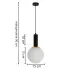 Wymiary lampy A232-Agia