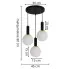 Wymiary lampy A233-Agia