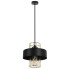 Czarna metalowa lampa wisząca loft S239-Amla