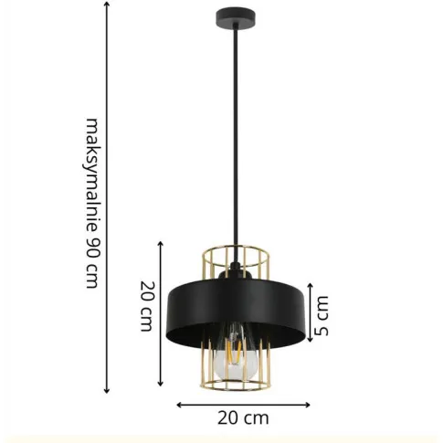 Wymiary lampy A239-Amla