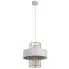 Biała metalowa lampa wisząca loft S239-Amla