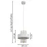 Rysunek techniczny lampy A239-Amla