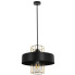 Czarna industrialna lampa wisząca metalowa - A240-Amla