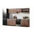 Komplet mebli kuchennych z blatem akacja cynamonowa - Zefina