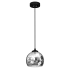 Szczegółowe zdjęcie nr 10 produktu Lampa wisząca Gambri BLACK / CHROME 1xE27