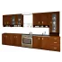 Zdjęcie produktu Zestaw mebli kuchennych z blatem orzech - Kasiv.