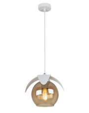 Designerska biała lampa wisząca loftowa - A263-Otma w sklepie Edinos.pl