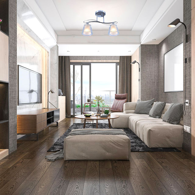 Elegancki srebrny żyrandol z 2 kloszami A270-Ibiza