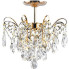 Złoty żyrandol z kryształkami glamour - A272-Amvo